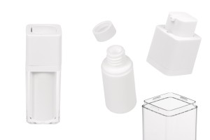 Airless-Acrylflasche, 15 ml, mit weißer Pumpe-εικόνα_προϊοντική