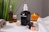 Μπουκαλάκι 50 ml για αιθέρια έλαια γυάλινο, καραμελέ (PP18)-εικόνα_σύνθεση