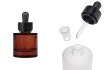 Γυάλινο μπουκαλάκι 30 ml με μαύρο ματ σταγονόμετρο και αποστραγγιστήρα για προϊόντα περιποίησης Γυάλινο μπουκαλάκι 30 ml με μαύρο ματ σταγονόμετρο και αποστραγγιστήρα για προϊόντα περιποίησης-εικόνα_προϊοντική