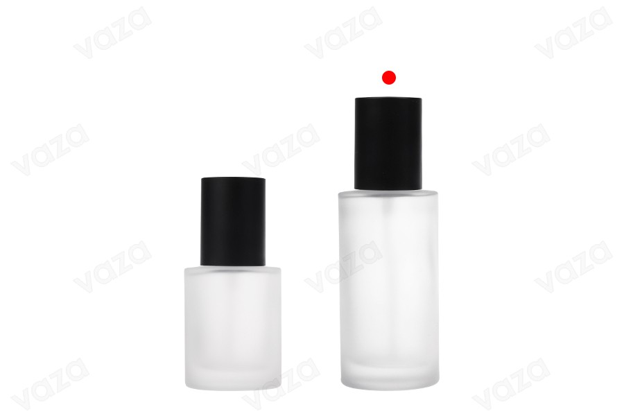 100 ml glass sandblasting bottle with black spray and black matte cap 100 ml glass sandblasting bottle with black spray and black matte cap-image_group
