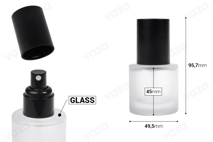Γυάλινο μπουκαλάκι αμμοβολής 30 ml με μαύρο σπρέι και μαύρο ματ καπάκι Γυάλινο μπουκαλάκι αμμοβολής 30 ml με μαύρο σπρέι και μαύρο ματ καπάκι-εικόνα_διαστάσεις