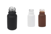 Flacon en verre de 10 ml pour huiles essentielles avec col en PP18 de différentes couleurs de caoutchouc-photo_produit