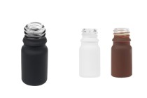 Γυάλινο μπουκαλάκι 5 ml για αιθέρια έλαια με στόμιο PP18 σε διάφορα rubber χρώματα-εικόνα_προϊοντική