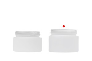 Glastiegel für Creme, 50 ml – ohne Deckel, in verschiedenen Gummifarben-bildgruppe