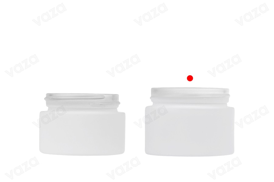Γυάλινο βαζάκι για κρέμα 50 ml - χωρίς καπάκι σε διάφορα rubber χρώματα Γυάλινο βαζάκι για κρέμα 50 ml - χωρίς καπάκι σε διάφορα rubber χρώματα-εικόνα_σύνθεση