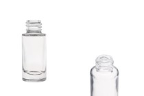 Γυάλινο διάφανο μπουκαλάκι 10 ml κυλινδρικό-εικόνα_προϊοντική