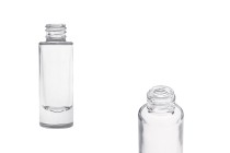 Γυάλινο διάφανο μπουκαλάκι 15 ml κυλινδρικό-εικόνα_προϊοντική