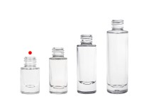 Γυάλινο διάφανο μπουκαλάκι 5 ml κυλινδρικό-εικόνα_σύνθεση