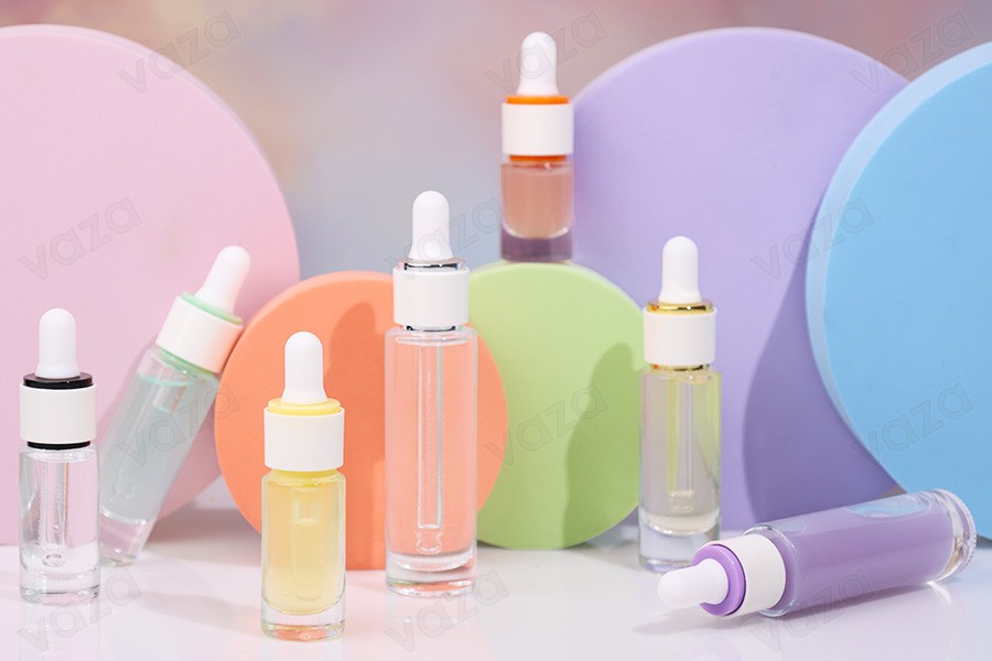 Transparente Glasflasche, 10 ml, zylindrisch-bildgruppe