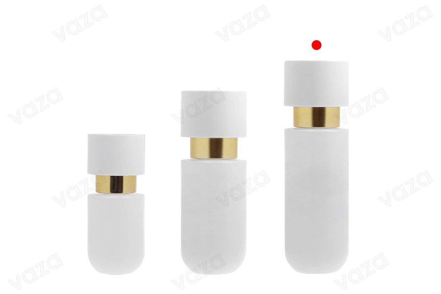 Μπουκαλάκι 100 ml με χρυσή αντλία για κρέμα και καπάκι-εικόνα_σύνθεση