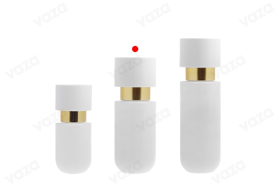 Μπουκαλάκι γυάλινο 50 ml με χρυσή αντλία για κρέμα Μπουκαλάκι γυάλινο 50 ml με χρυσή αντλία για κρέμα-εικόνα_σύνθεση