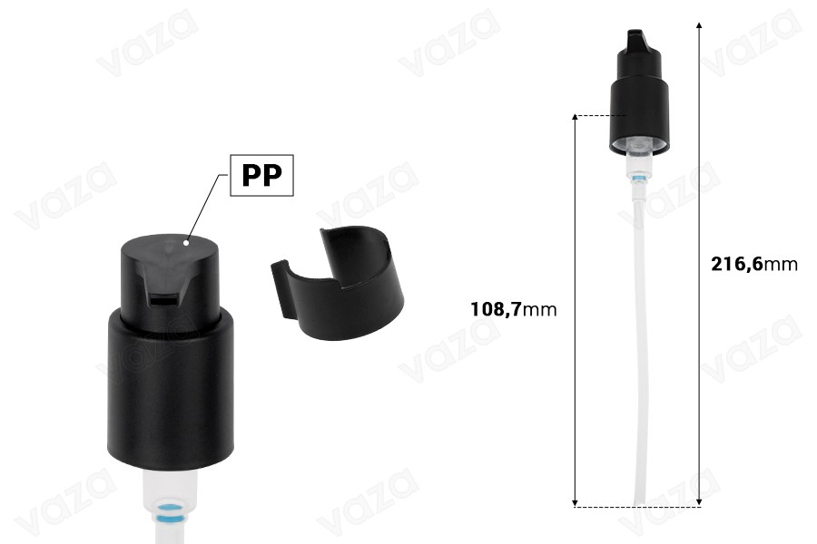 Kunststoffpumpe PP24/410, sicher für Cremes-bildabmessungen
