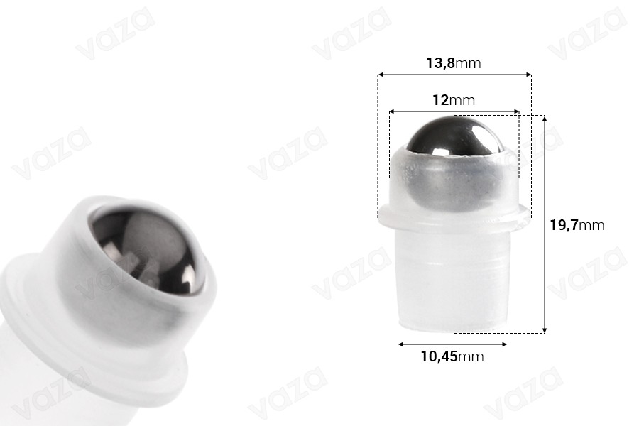 Metallkugel (Roll-on) PP18 - 50 Stk-bildabmessungen