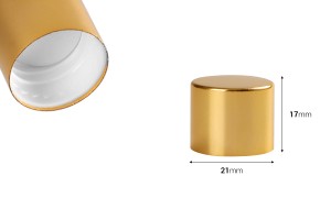 Tappo in plastica PP18 con rivestimento in alluminio in vari colori lucidi-εικόνα_διαστάσεις