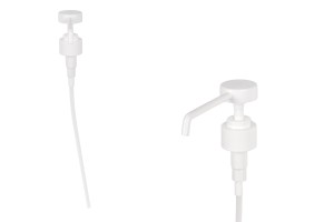 Pompe en plastique 28/410 de couleur blanche avec sécurité-εικόνα_προϊοντική