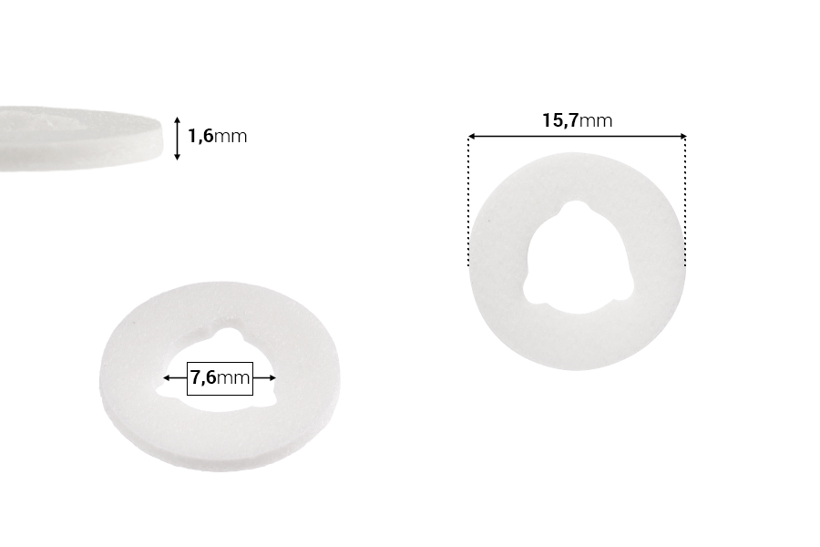 Παρέμβυσμα για σπρέι PP18 με πάχος 1,6 mm - 50 τεμάχια-εικόνα_διαστάσεις