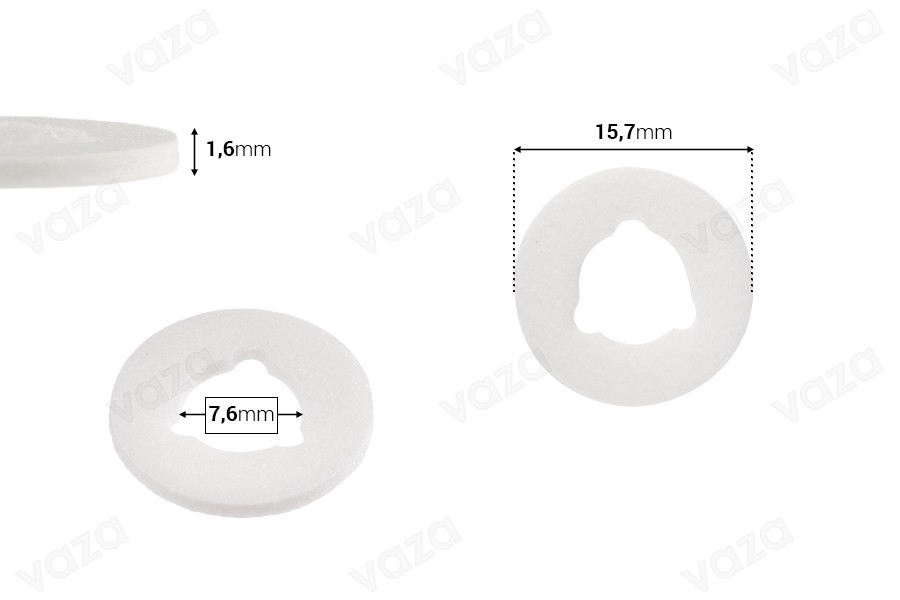 Sprühdichtung PP18 mit einer Stärke von 1,6 mm - 50 Stück Sprühdichtung PP18 mit einer Stärke von 1,6 mm - 50 Stück-bildabmessungen