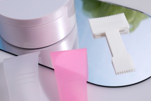 Πλαστική λευκή σπάτουλα για κρέμα 71 mm - 24 τεμάχια-εικόνα_σύνθεση