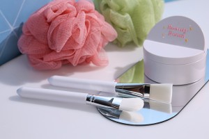 Spatule - pinceau (à poils) 154 mm pour crème avec manche en plastique - 50 pièces-εικόνα_σύνθεση