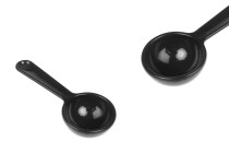 Lugë matëse - lugë plastike 79 mm në ngjyrë të zezë - 12 copë Lugë matëse - lugë plastike 79 mm në ngjyrë të zezë - 12 copë-imazh_produkt