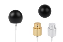 Set - spruzzatore in alluminio e tappo sferico nero (grande) per flaconi con beccuccio 15/400-immagine_prodotto