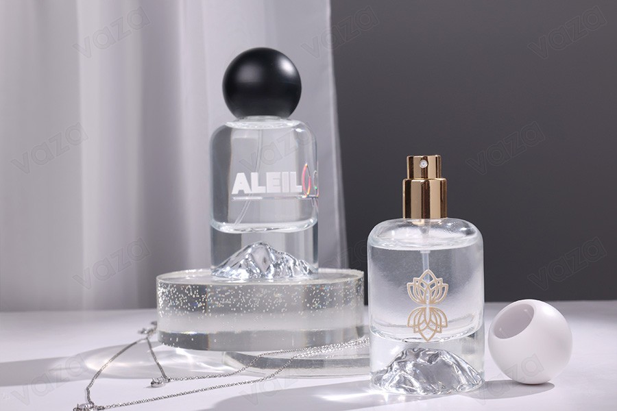 Spray with white matte spherical (big) cap for perfume bottles with 15 mm crimp safety closure-image_group