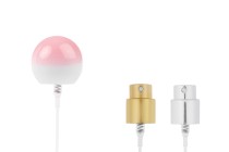 Σετ - σπρέι αλουμινίου και καπάκι ροζ σφαιρικό (μικρό) για μπουκάλια με στόμιο 15/400-εικόνα_προϊοντική