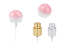 Set - sprej alumini dhe kapak sferik rozë (i vogël) për shishe me grykë 15/400-imazh_produkt