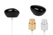 Σετ - σπρέι αλουμινίου και μαύρο καπάκι πολυτελείας για μπουκάλια με στόμιο 15/400-εικόνα_προϊοντική