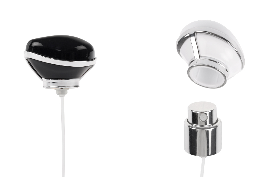 Sprej argjendi me kapak luksoz për shishe parfumesh me mbyllje sigurie crimp 15 mm. Σπρέι ασημί με καπάκι πολυτελείας για φιάλες αρωμάτων με κλείσιμο ασφαλείας crimp 15 mm Sprej argjendi me kapak luksoz për shishe parfumesh me mbyllje sigurie crimp 15 mm. Σπρέι ασημί με καπάκι πολυτελείας για φιάλες αρωμάτων με κλείσιμο ασφαλείας crimp 15 mm -imazh_produkt