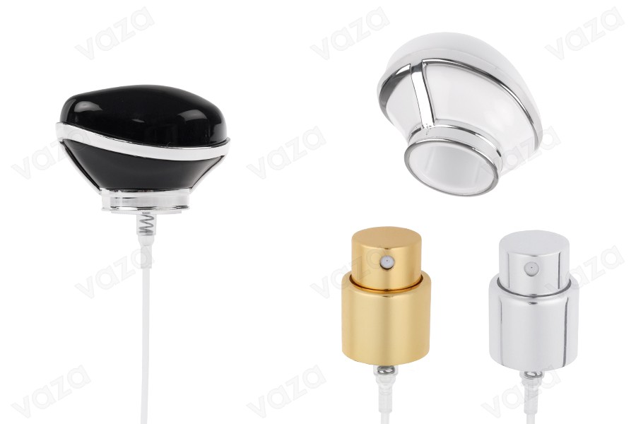 Set – Sprühflasche aus Aluminium und luxuriöser Verschluss für Parfümflaschen mit 15/400-Auslauf Set – Sprühflasche aus Aluminium und luxuriöser Verschluss für Parfümflaschen mit 15/400-Auslauf-produktbild