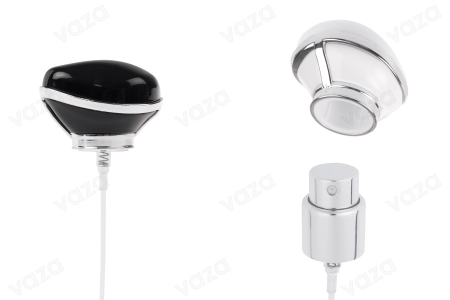Set - aluminum spray and luxury cap for perfume bottles with 15/400 spout Set - aluminum spray and luxury cap for perfume bottles with 15/400 spout-image_product