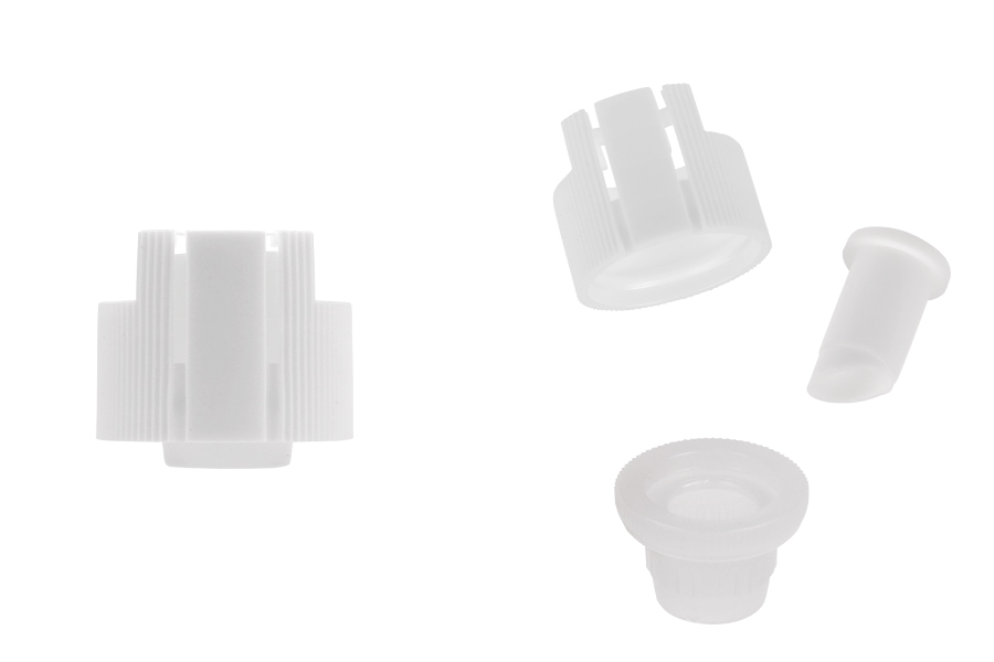 Sicherheitsverschluss aus Kunststoff für Flaschen mit 20-mm-Hals – 50 Stück-produktbild