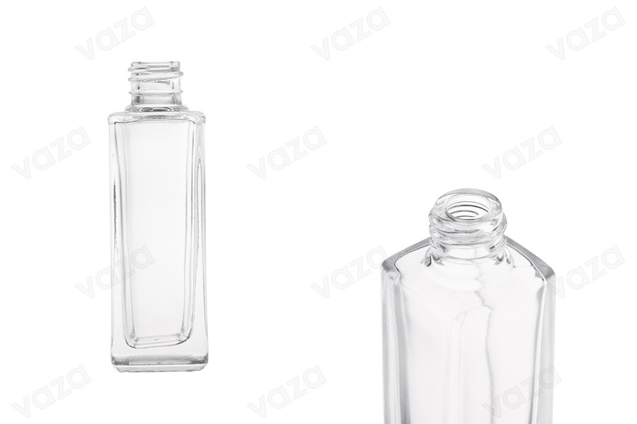 Φιάλη αρωμάτων 30 ml γυάλινη με τετράγωνο σώμα 18/415 Φιάλη αρωμάτων 30 ml γυάλινη με τετράγωνο σώμα 18/415-εικόνα_προϊοντική