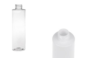 200 ml PET-Flasche in weißer oder transparenter Farbe (PP24)-produktbild