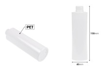 200ml white or transparent PET bottle with PP24 finish-image_dimensions