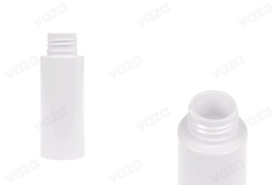 Μπουκάλι 50 ml PET σε λευκό χρώμα (PP24) Μπουκάλι 50 ml PET σε λευκό χρώμα (PP24)-εικόνα_προϊοντική