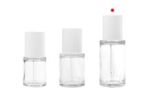 Kunststoffflasche (PETG), 50 ml, mit weißer Pipette mit Knopf (transparent)-bildgruppe