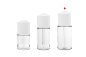 Flacon en plastique (PETG) 50 ml avec compte-gouttes blanc avec bouton et égouttoir-εικόνα_σύνθεση