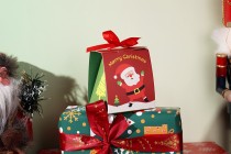 Christmas paper gift box 80x70x90mm with ribbon - 10 pcs Christmas paper gift box 80x70x90mm with ribbon - 10 pcs-bildgruppe