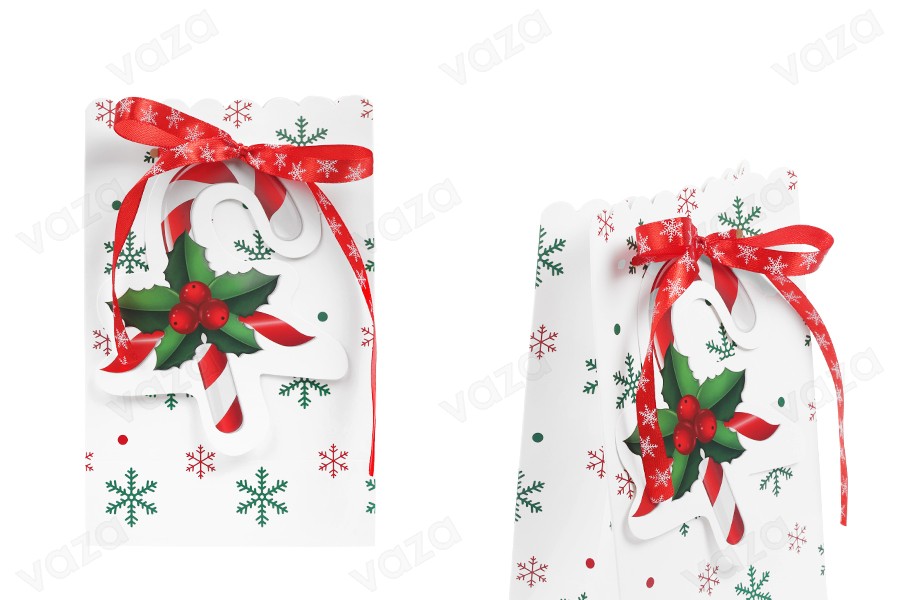 Sac cadeau de Noël en papier 120x70x185 mm - 20 pièces Sac cadeau de Noël en papier 120x70x185 mm - 20 pièces-εικόνα_προϊοντική