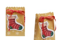 Weihnachts-Geschenktüten aus Papier 120x70x185 mm - 20 Stück-εικόνα_προϊοντική