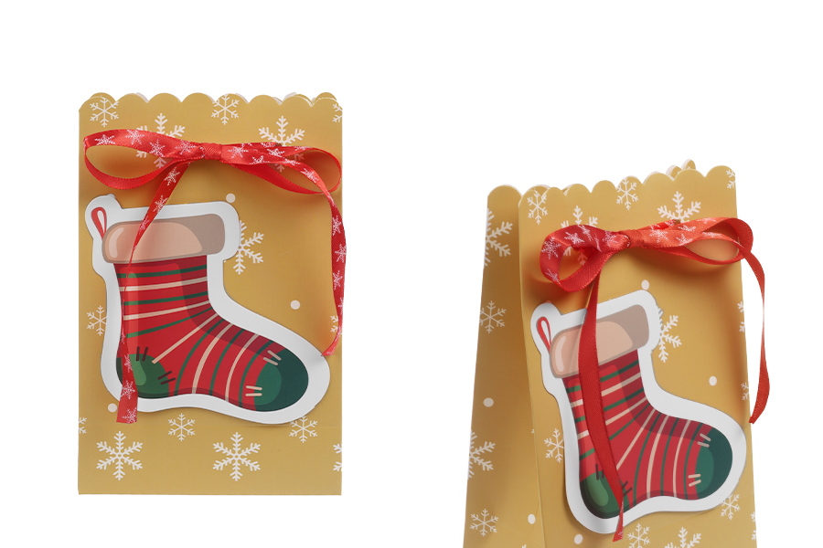 Weihnachts-Geschenktüten aus Papier 120x70x185 mm - 20 Stück-εικόνα_προϊοντική