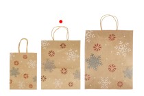 Sac cadeau en papier de Noël dimensions 210x110x270 mm - 12 pièces Sac cadeau en papier de Noël dimensions 210x110x270 mm - 12 pièces-photo_groupe