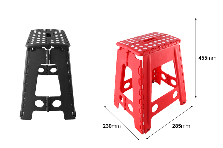 Σκαλάκι – σκαμπό πτυσσόμενο 285x230x455 mm-εικόνα_διαστάσεις