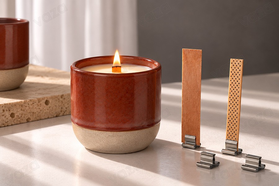 Metallhalter für Holzdochte - 25 Stk Metallhalter für Holzdochte - 25 Stk-bildgruppe