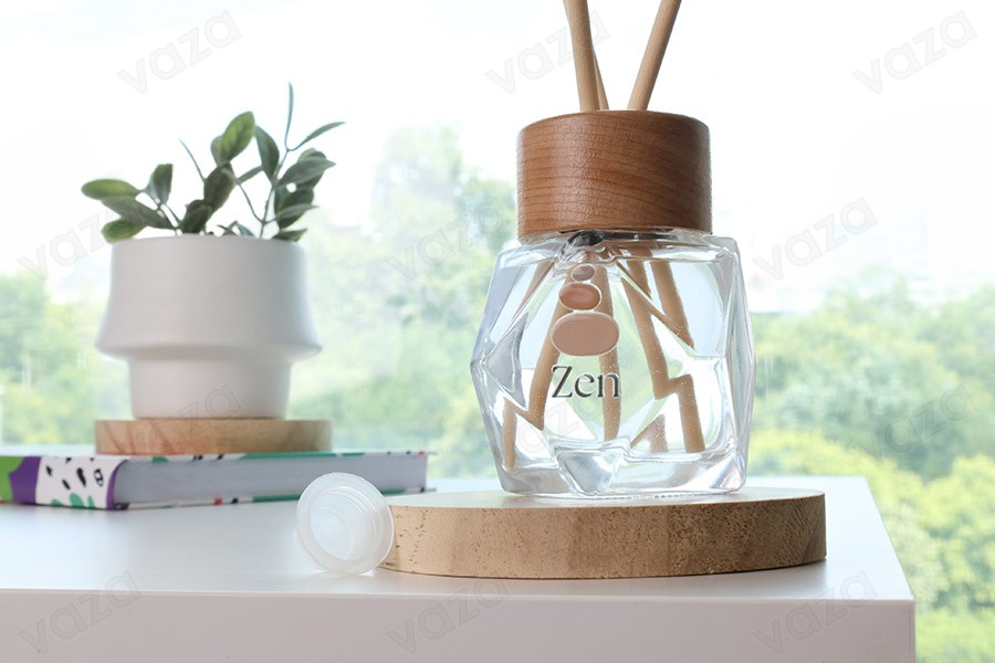 100 ml diamantförmige Glasflasche für Lufterfrischer 100 ml diamantförmige Glasflasche für Lufterfrischer-bildgruppe
