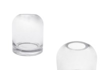 Pot décoratif en verre 210 ml pour diffuseur de roseaux ou de fleurs Pot décoratif en verre 210 ml pour diffuseur de roseaux ou de fleurs