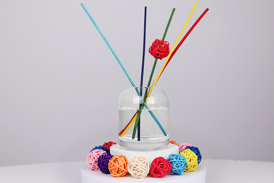 Pot décoratif en verre 210 ml pour diffuseur de roseaux ou de fleurs Pot décoratif en verre 210 ml pour diffuseur de roseaux ou de fleurs