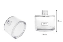 Γυάλινο κυλινδρικό μπουκάλι 200 ml (PP 28) για αρωματικό χώρου Γυάλινο κυλινδρικό μπουκάλι 200 ml (PP 28) για αρωματικό χώρου